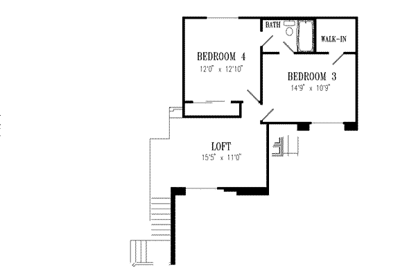 Upper/Second Floor Plan: 41-868