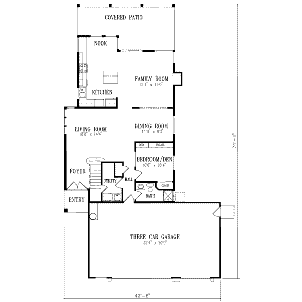 Main Floor Plan: 41-880