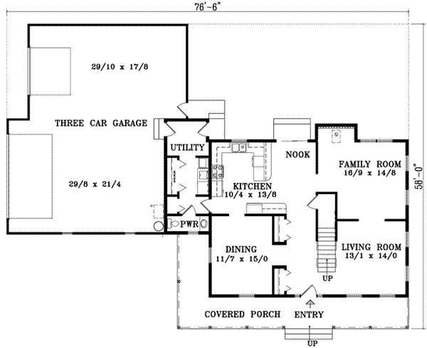 Main Floor Plan: 41-887
