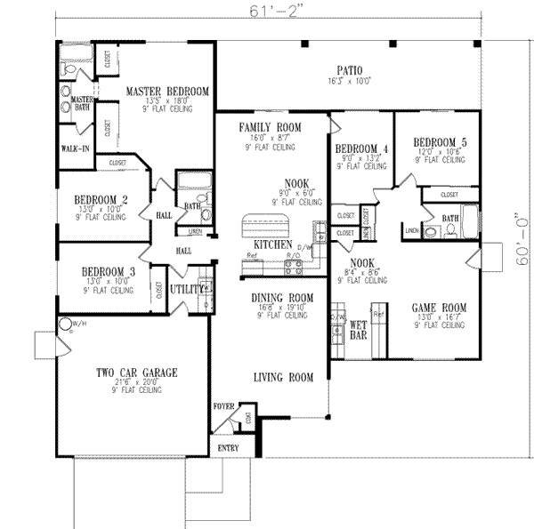 Main Floor Plan: 41-889