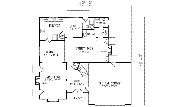 Main Floor Plan: 41-893