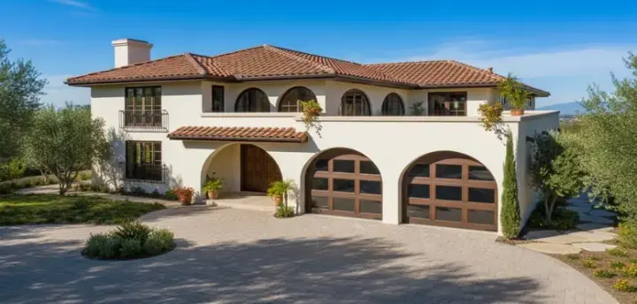 Spanish house plans 41-894 - front exterior, 2,478 sq ft, 3 bed, 2 bath house plans | Monster House Plans