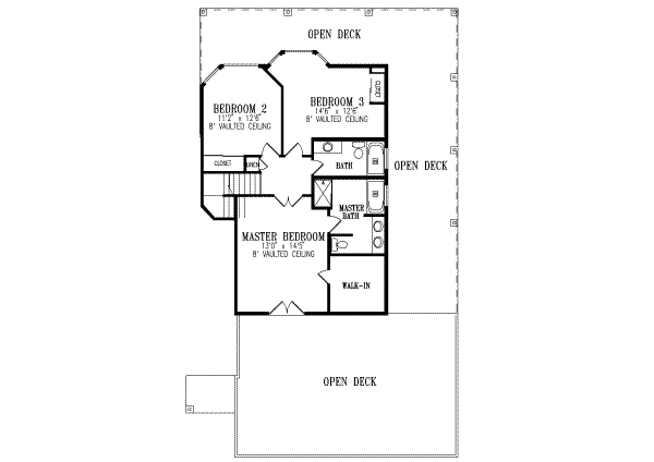 Upper/Second Floor Plan: 41-895