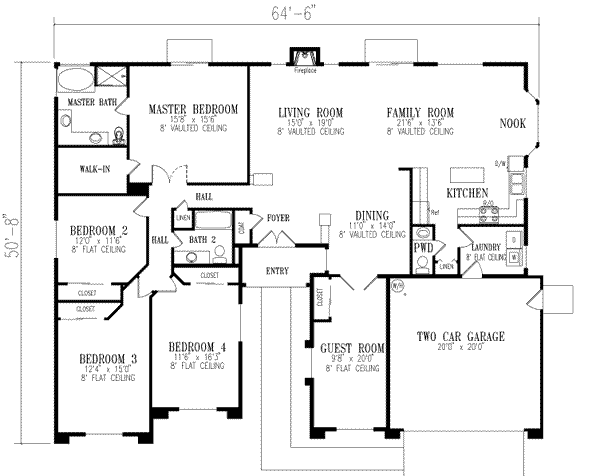Main Floor Plan: 41-896