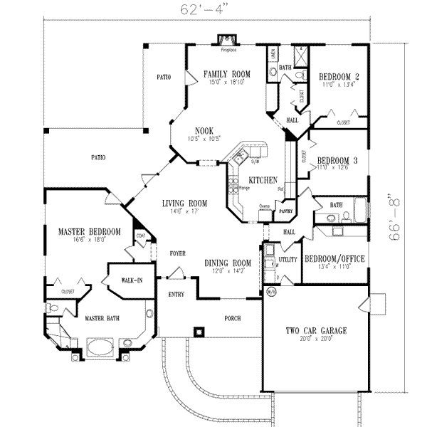 Main Floor Plan: 41-898