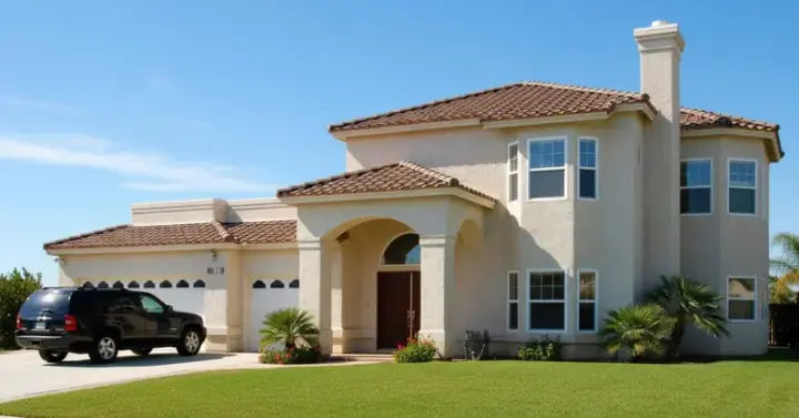 Southwest house plans 41-901 - front exterior, 2,493 sq ft, 4 bed, 2 bath house plans | Monster House Plans