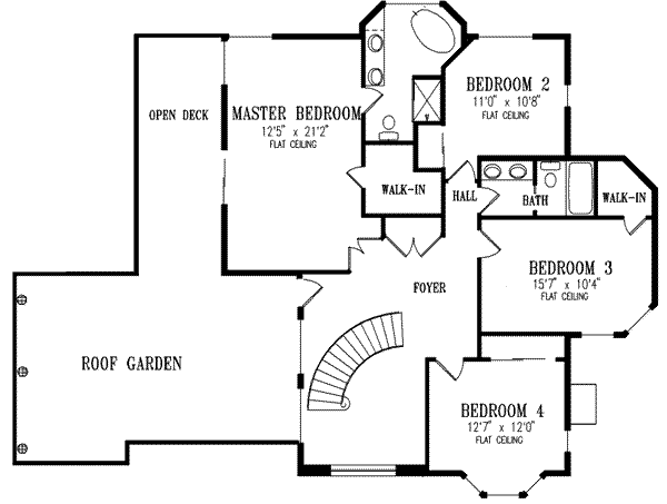 Upper/Second Floor Plan: 41-901
