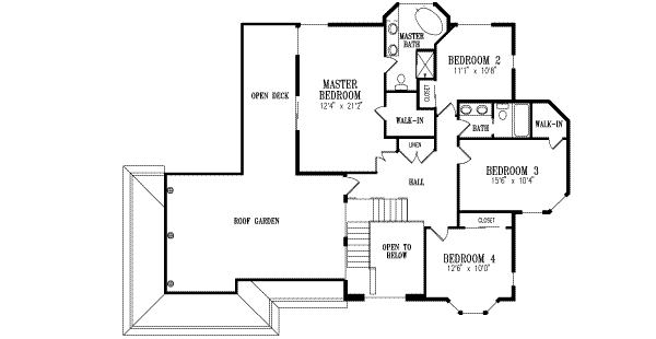 Upper/Second Floor Plan: 41-902
