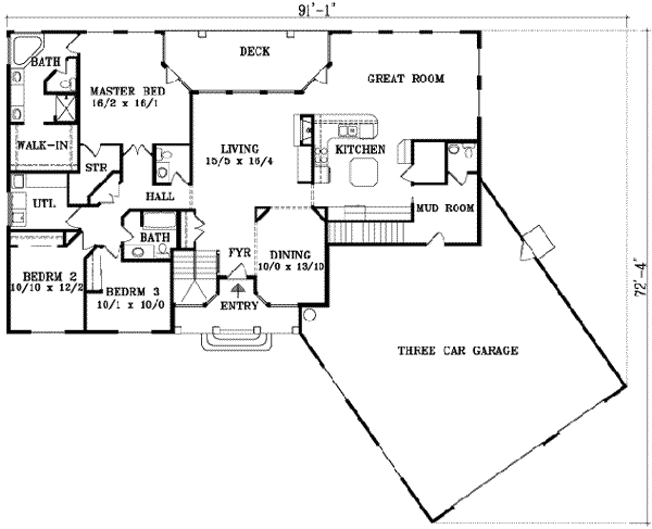 Main Floor Plan: 41-909