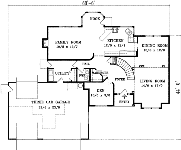 Main Floor Plan: 41-921