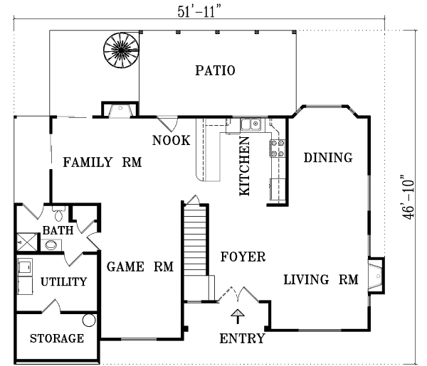 Main Floor Plan: 41-922