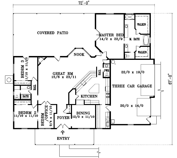 Main Floor Plan: 41-923