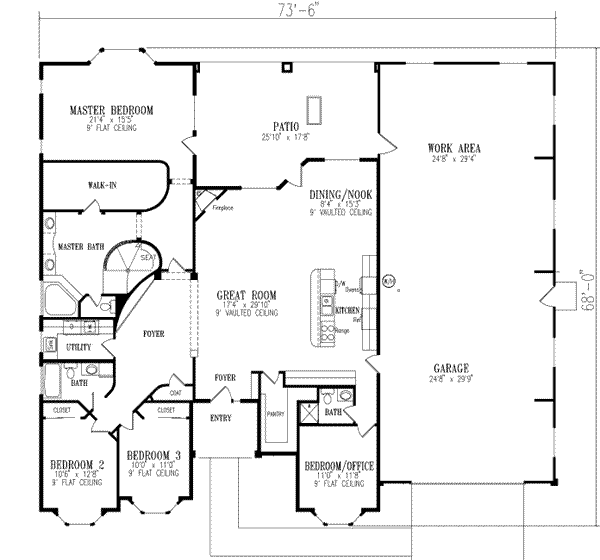 Main Floor Plan: 41-924