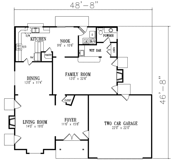 Main Floor Plan: 41-925