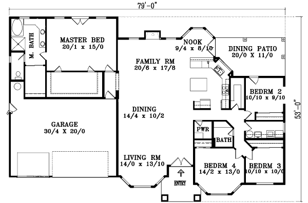 Main Floor Plan: 41-928