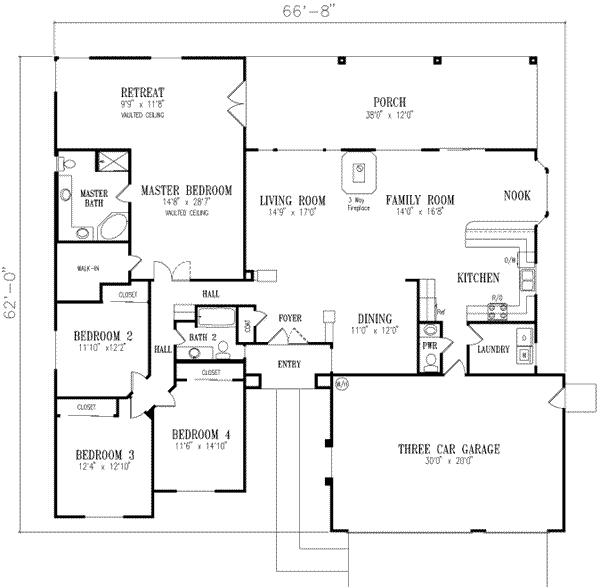 Main Floor Plan: 41-929