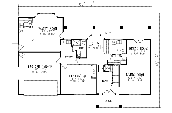 Main Floor Plan: 41-931