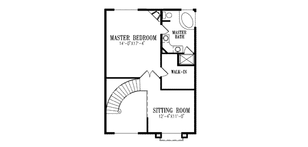Upper/Second Floor Plan: 41-944