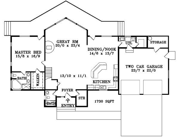 Main Floor Plan: 41-947