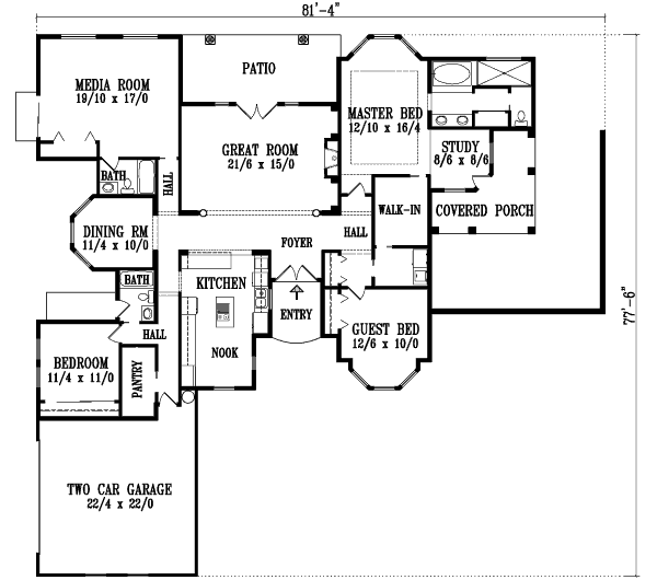 Main Floor Plan: 41-952
