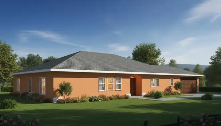 Traditional house plans 41-956 - front exterior, 2,606 sq ft, 4 bed, 3 bath house plans | Monster House Plans
