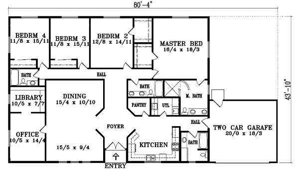 Main Floor Plan: 41-956