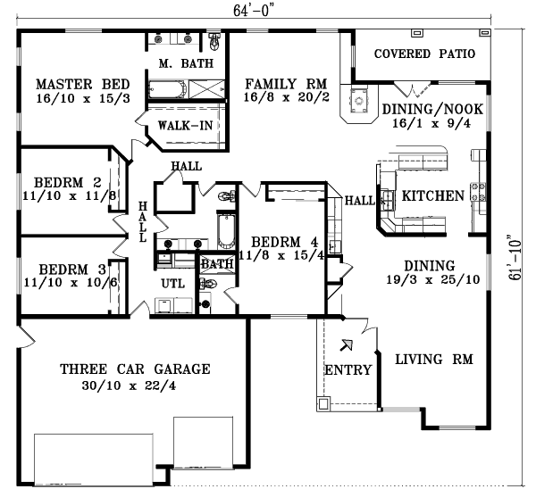 Main Floor Plan: 41-957