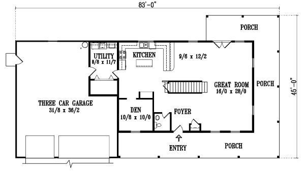 Main Floor Plan: 41-958