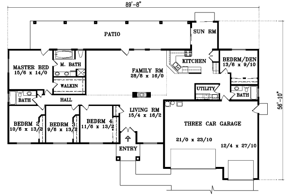 Main Floor Plan: 41-960