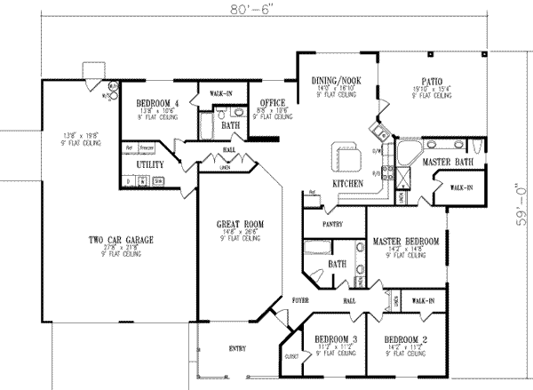 Main Floor Plan: 41-963
