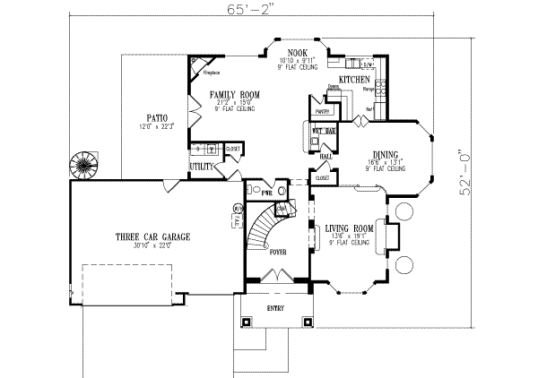 Main Floor Plan: 41-964