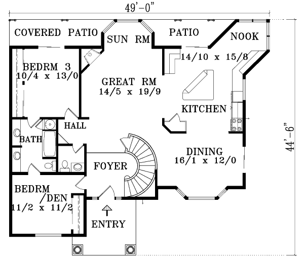 Main Floor Plan: 41-971