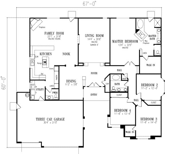 Main Floor Plan: 41-974