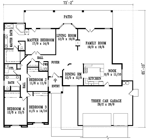 Main Floor Plan: 41-975