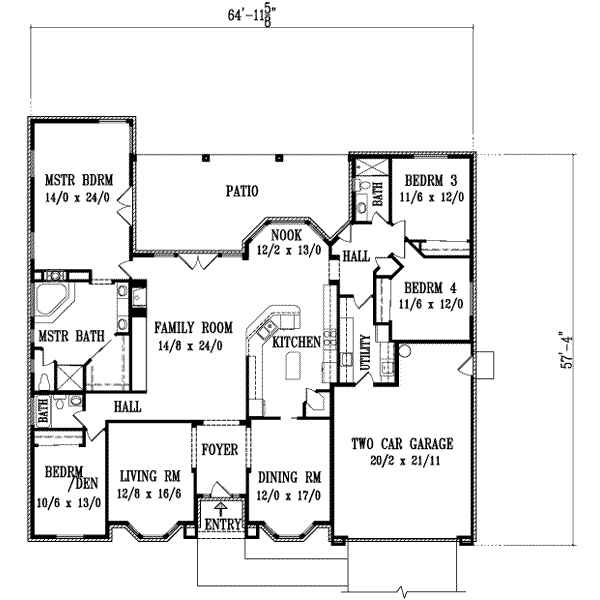 Main Floor Plan: 41-988
