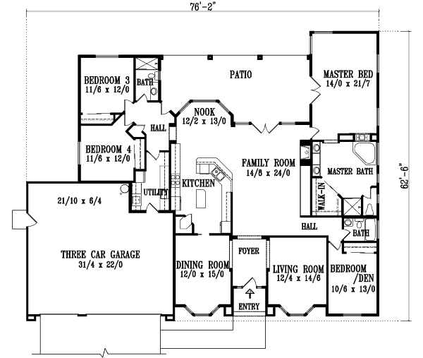 Main Floor Plan: 41-991