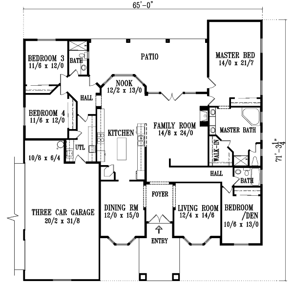 Main Floor Plan: 41-992