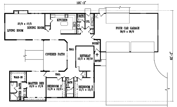 Main Floor Plan: 41-995