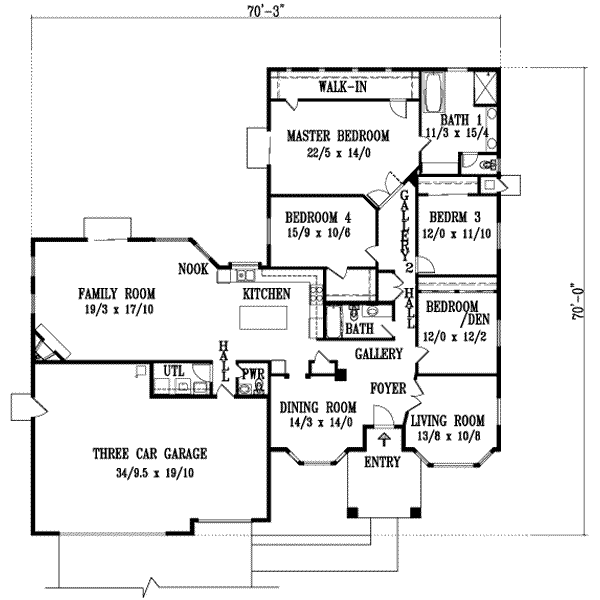 Main Floor Plan: 41-998