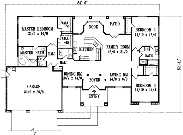 Main Floor Plan: 41-999