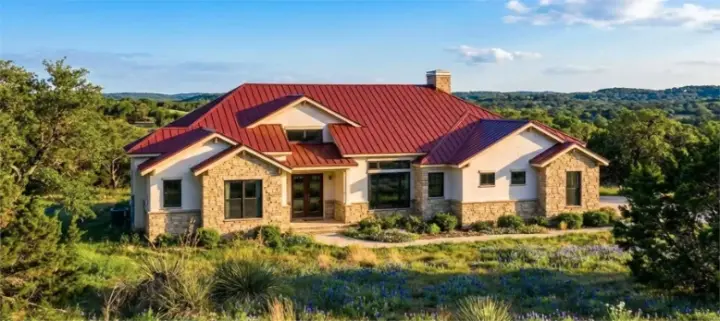 Mountain Rustic house plans 42-349 - front exterior, 3,324 sq ft, 4 bed, 4 bath house plans | Monster House Plans