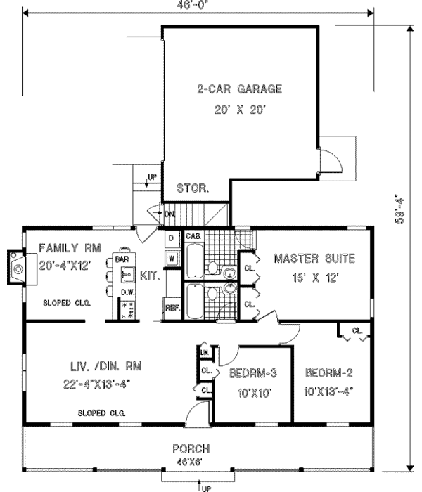 Main Floor Plan: 43-102