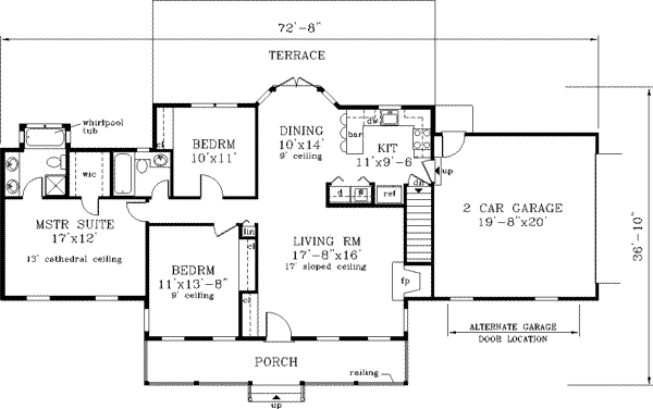 Main Floor Plan: 43-105