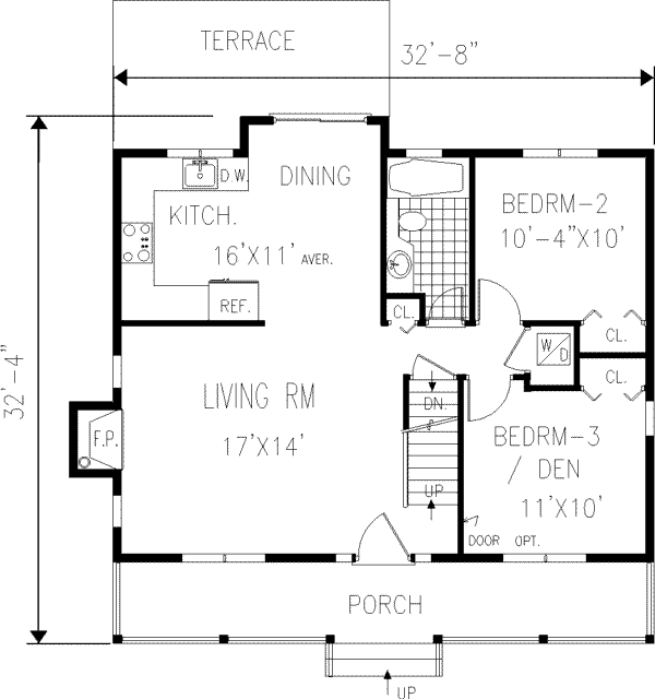 Main Floor Plan: 43-106