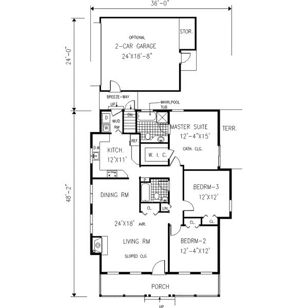 Main Floor Plan: 43-108