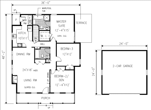 Main Floor Plan: 43-109