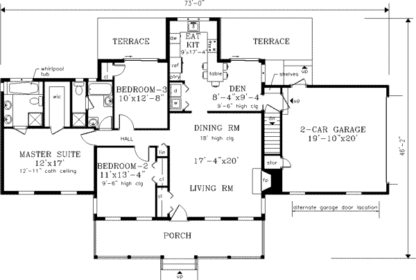 Main Floor Plan: 43-110
