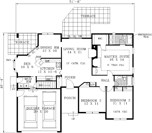 Main Floor Plan: 43-116