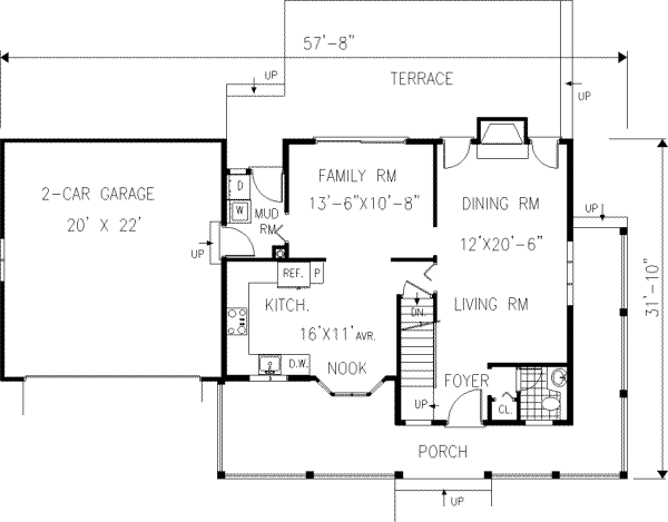 Main Floor Plan: 43-118