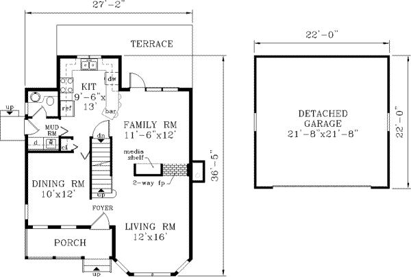 Main Floor Plan: 43-123